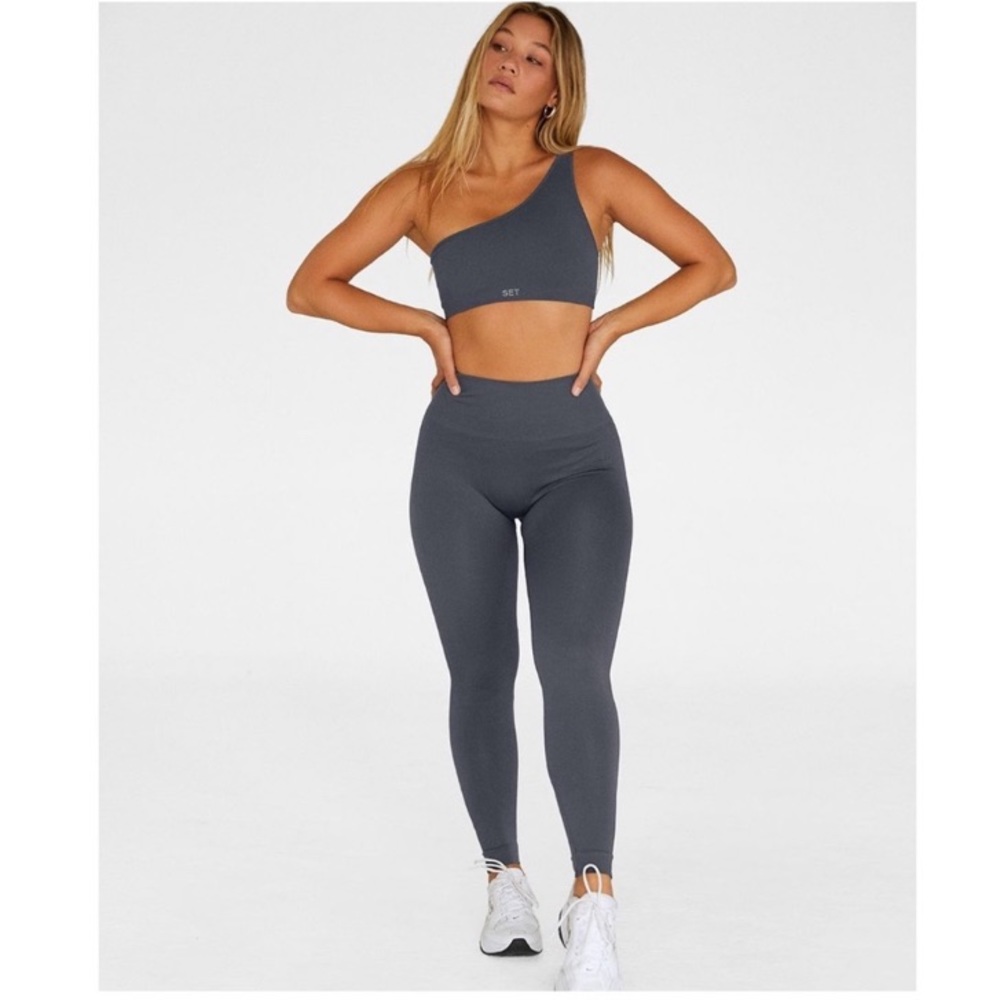 SET Active Gray High-Waisted Leggings